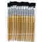 Charles Leonard Flat Tip Easel Paint Brushes, 3 Packs of 12